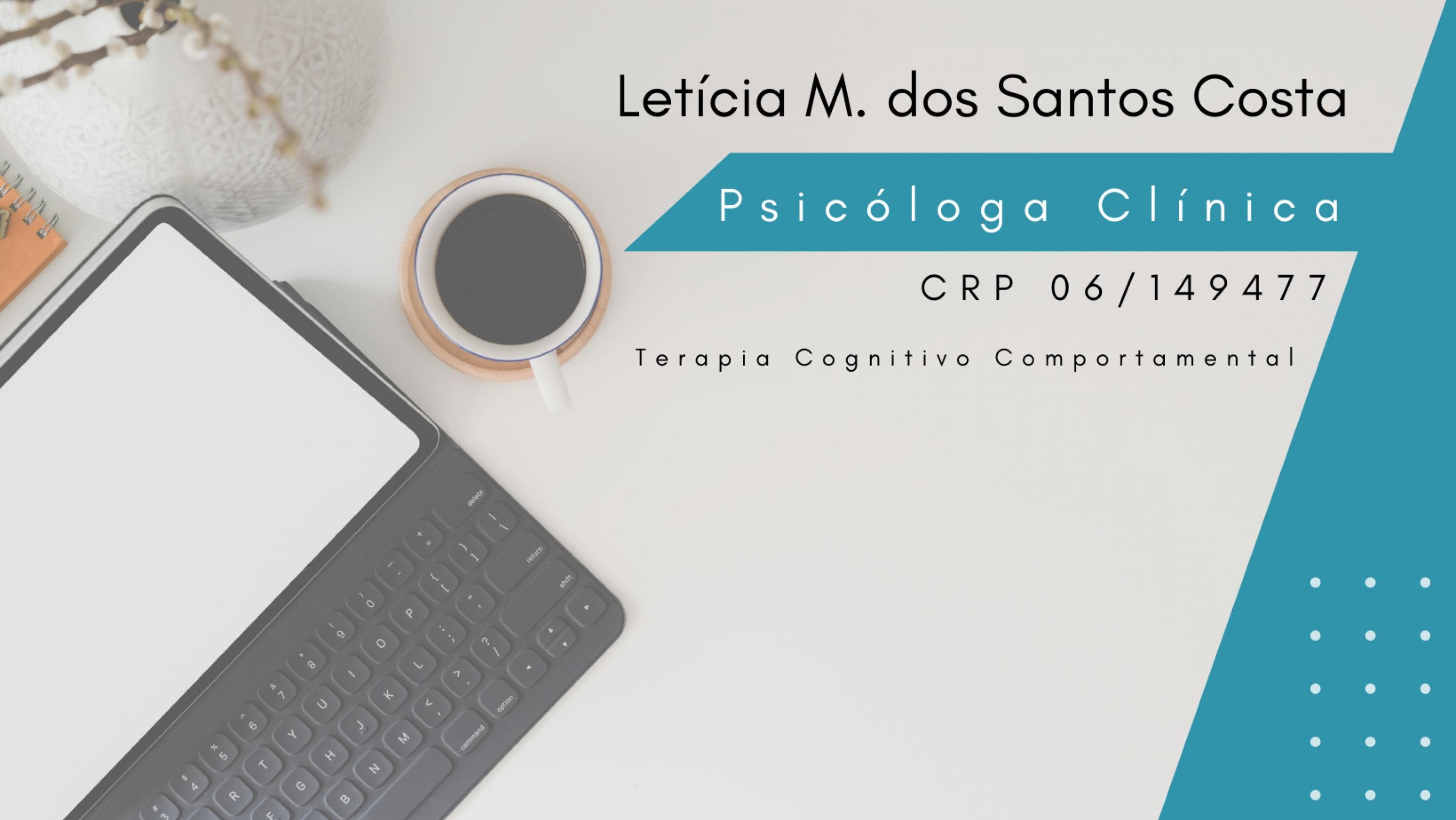 Foto de capa Letícia Mendonça dos Santos Costa