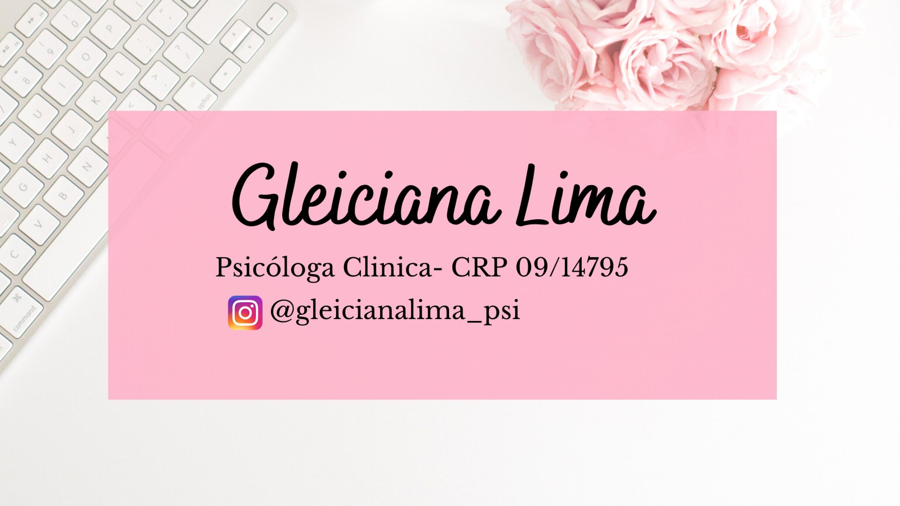 Perfil do usuário Foto de capa Gleiciana Lima