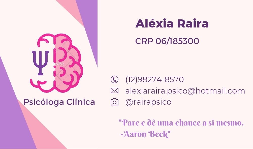 Perfil do usuário Foto de capa Aléxia Raira Andrade