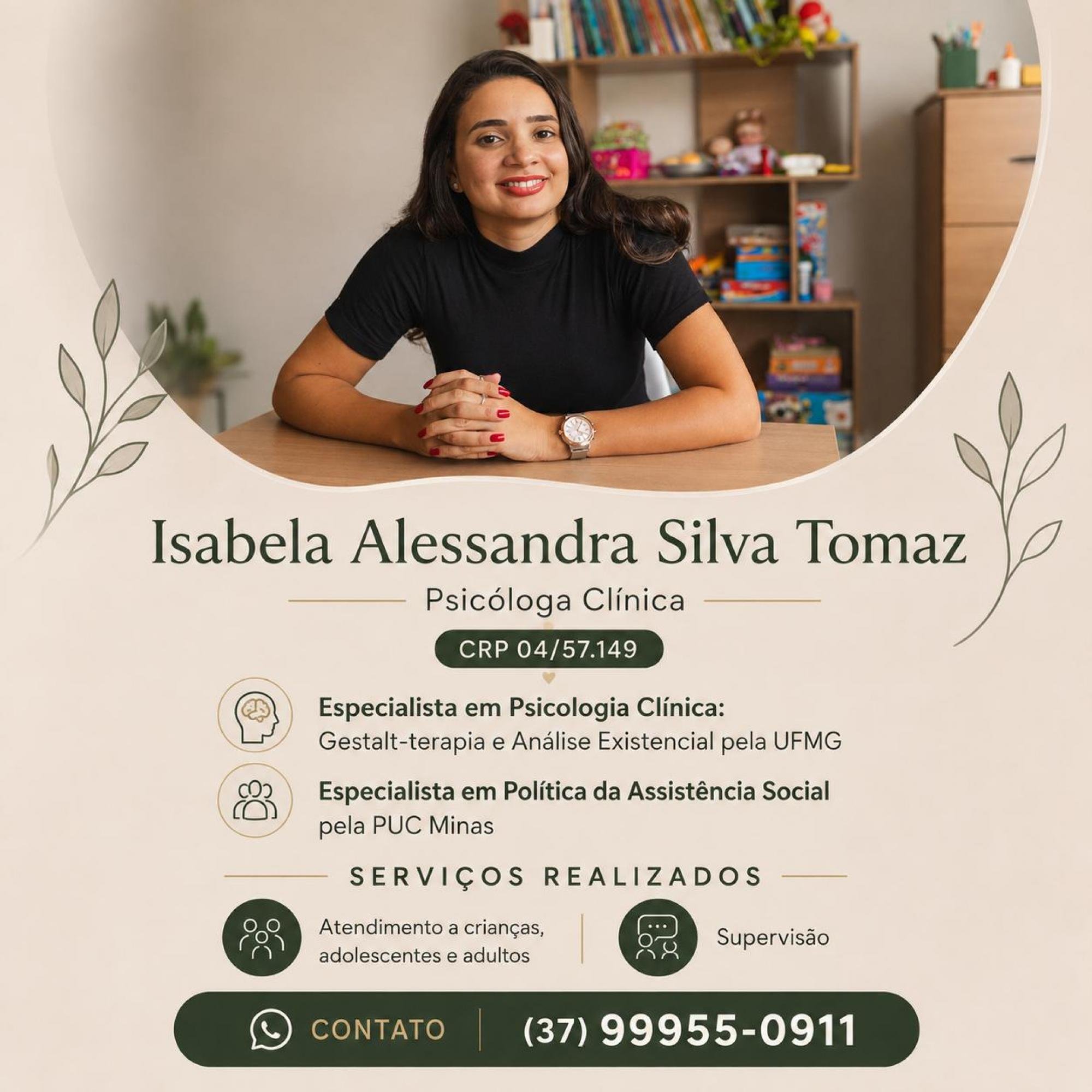 Foto de capa Isabela Tomaz